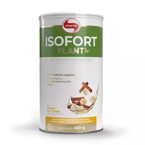 VITAFOR | ISOFORT PLANT - 450G - BANANA COM CANELA