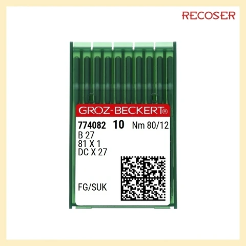 Agujas Fileteadora Groz-Beckert X 10 Unidades