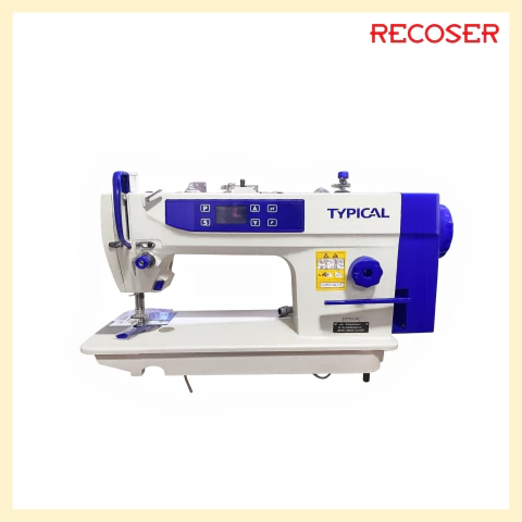 MÁQUINA PLANA INDUSTRIAL MECATRÓNICA TYPICAL GC6158MD