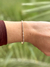 Pulseira Riviera Cristal - Banho Ouro - comprar online