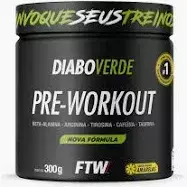 DIABO VERDE PRE WORKOUT 300 GRAMAS FTW - loja online