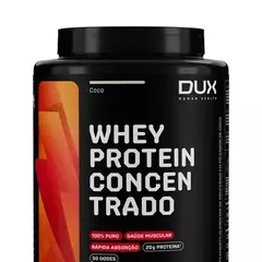 WHEY PROTEIN CONCENTRADO POTE 900G DUX NUTRITION LAB - loja online