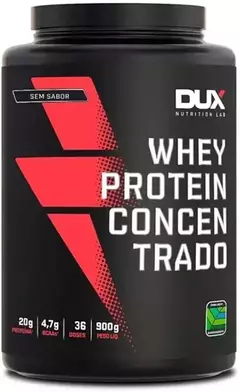 WHEY PROTEIN CONCENTRADO POTE 900G DUX NUTRITION LAB na internet