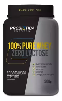 100% PURE WHEY ZERO LACTOSE 900 GRAMAS PROBIOTICA na internet