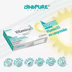 VITAMINA D 30 COMPRIMIDOS DYNAPURE SPORTS - Gerson Suplementos