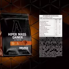 HIPER MASS GAINER CHOCOLATE 3KG ATLHETICA NUTRITION na internet