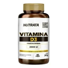 VITAMINA D3 60 CAPSULAS NUTRATA - comprar online