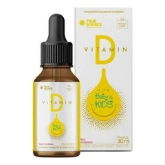 VITAMIN D KIDS FRAMBOESA 30ML TRUE SOURCE - comprar online