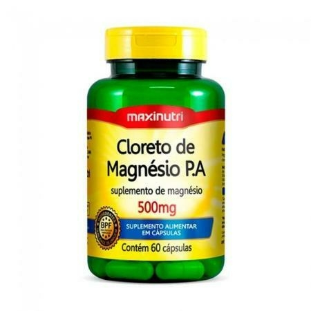 CLORETO DE MAGNESIO P.A 500MG 60 CAPS MAXINUTRI - comprar online