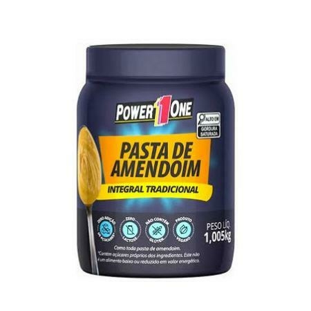 PASTA DE AMENDOIM INTEGRAL TRADICIONAL 1KG POWER ONE - comprar online