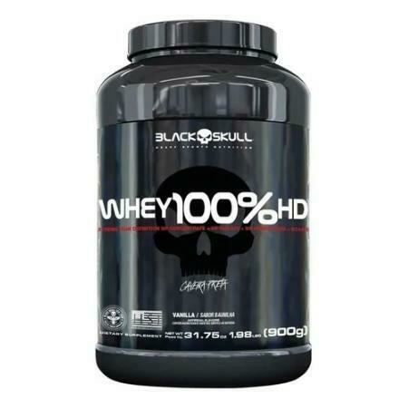 WHEY 100% HD POTE 900 GRAMAS BLACK SKULL - comprar online