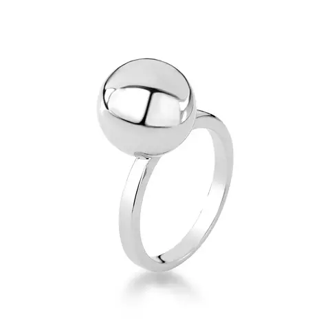 Anel Bola Orbe - Dourado