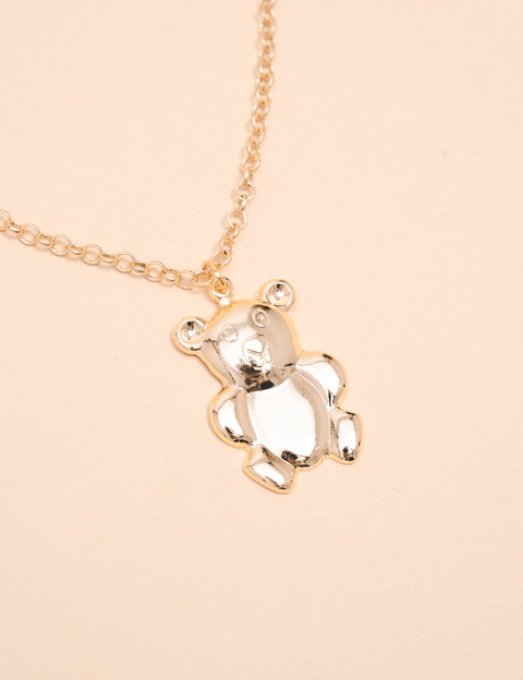 Colar Elo Urso Banho Duo