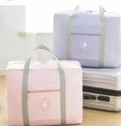 Bolso plegable pastel