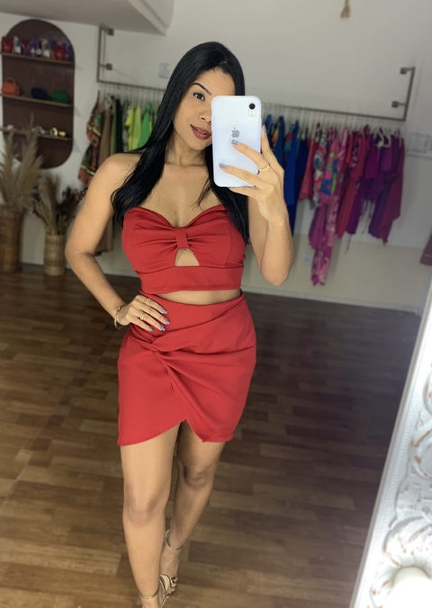 Conjunto Laço Red