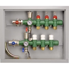 Kit colector con caudalímetro Tubotherm
