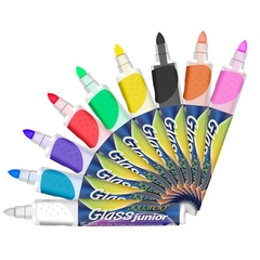 MARCADOR AQUARELO VODRIO/CRISTAL GLASS JR C/8 AZOR