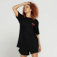 Camiseta New Era Chicago Bulls Core Preta na internet