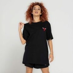 Camiseta New Era Chicago Bulls Core Preta - comprar online