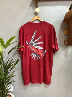 Camiseta Plano C Penknife - Vermelho