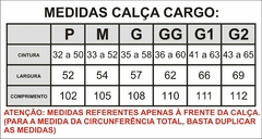 Calça Cargo Calle SP Veludo Cotelê Bege