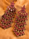 Brincos Cristais Rosa