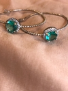 Brinco Prata e Cristal