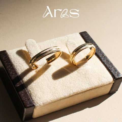 Argollas de Matrimonio de Oro 14 k