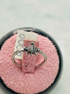 ANILLO PEWTER SENCILLO No.5 de tortuga