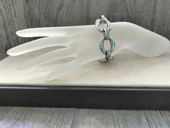 Pulsera para Dama de Acero Plateado