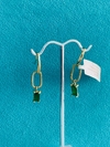 ARETE GF LARGO RECTANGULAR CON CIRCONIA COLGANDO