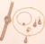1 peça decoração de strass Relógio de quartzo & 5 peças Conjunto de joias - comprar online