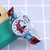 Disney princesa elsa crianças relógios meninas pulseira de silicone coelho dos - loja online