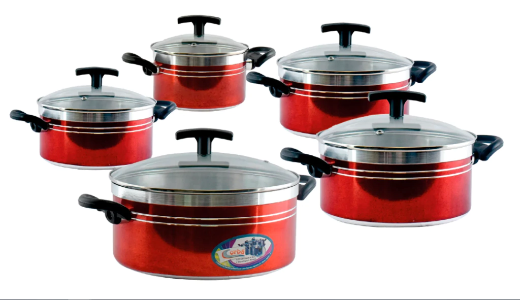 Jogo de Panela Dubai Prime 5 Peças Corbã