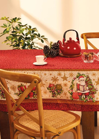 Toalha De Mesa Natalina 140x210 Lepper