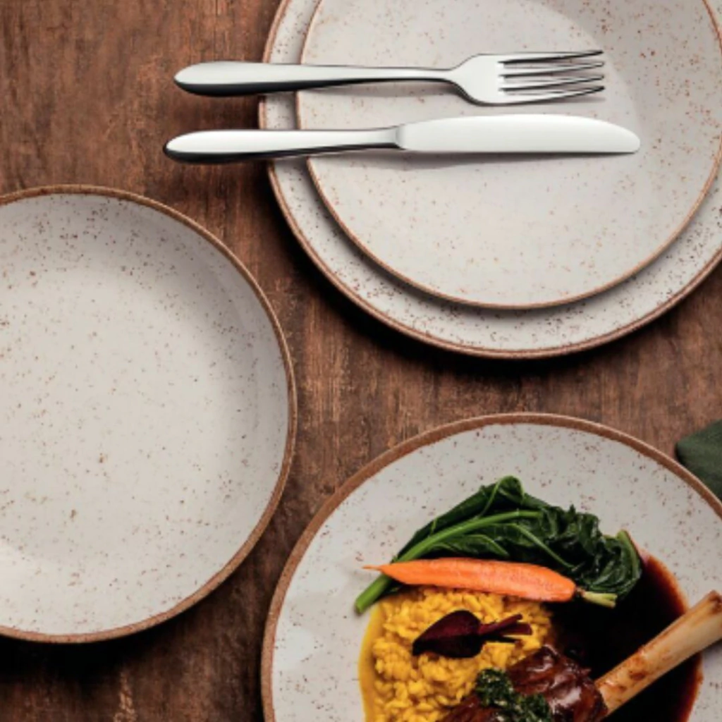 Kit de Pratos Rústico Marrom 4 Pçs Tramontina