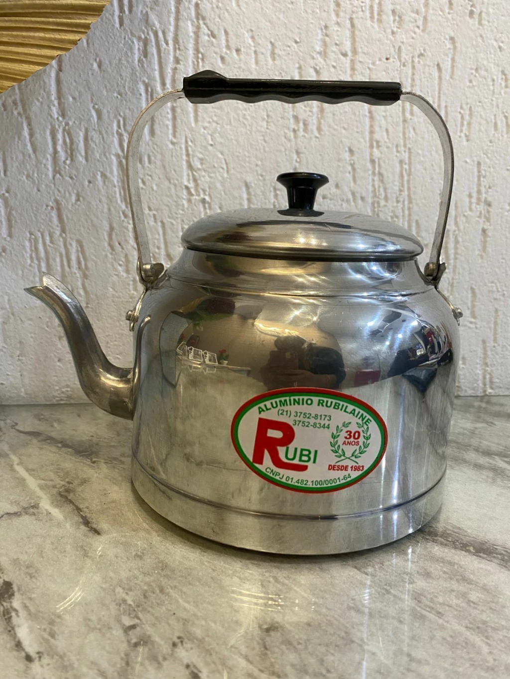 Chaleira Aluminio 1,5 litros Rubi