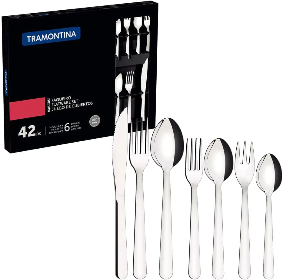 Faqueiro 42 Peças Inox Malibu Tramontina
