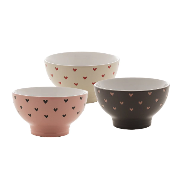 Bowl Cerâmica Coração 13x8 cm Lyor