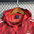 Corta vento Flamengo vermelho e branco na internet