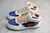 Nike Air Force 1 07 Mid Beige Dark Blue University Red - Camisa de futebol Fut Brasa