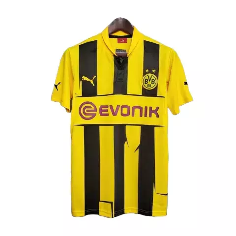 Camisa Borussia Dortmund Retrô 12/13 - Puma - Amarela e Preta