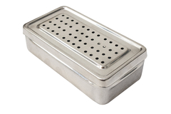 Caixa em Aco Inox Perfurada 18 CM - comprar online