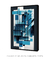 Quadro Decorativo - Abstrato Geométrico Azul & Branco - comprar online