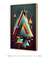 Quadro Decorativo - Abstrato Triângulos Infinitos Cores - comprar online