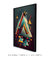 Quadro Decorativo - Abstrato Triângulos Infinitos Cores - loja online