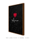 Quadro Decorativo - Amor - Fundo Preto