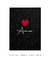 Quadro Decorativo - Amor - Fundo Preto - comprar online