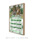 Quadro Decorativo - Calendário - Fundo Verde com Flores - loja online
