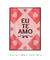 Quadro Decorativo - Eu te amo - comprar online